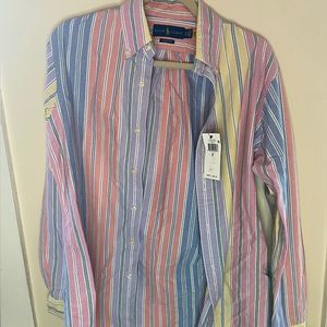 NWT Ralph Lauren Button Down multicolor